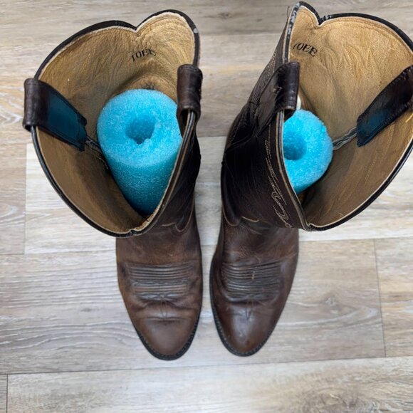 Ariat Sedona Arena Brown Leather Cowboy Boots Men's Size 10 EE - Picture 3 of 9